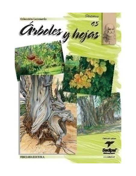 CUADERNO LEONARDO N45 ARBOLES y HOJAS
