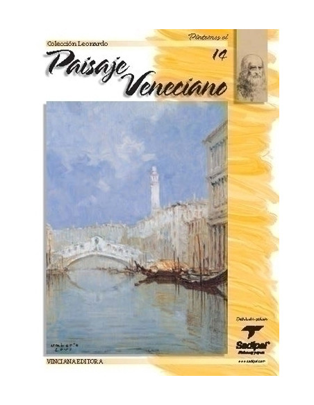 CUADERNO LEONARDO PAISAJE VENECIANO N 14