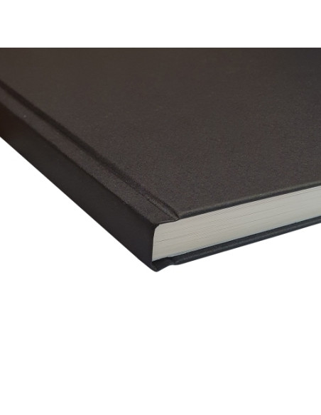 CUADERNO OXFORD ARTBOOKS ESBOZO cosido 100g 96h A5 LISO NEGRO