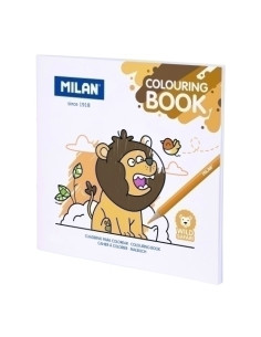 CUADERNO PARA COLOREAR MILAN 140g 20h WILD SAFARI