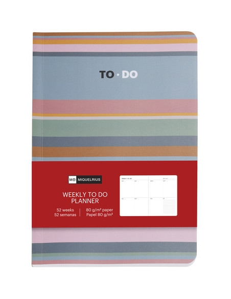 CUADERNO PLANIFICADOR MIQUELRIUS TO-DO PERPETUO A5 SEMANAL