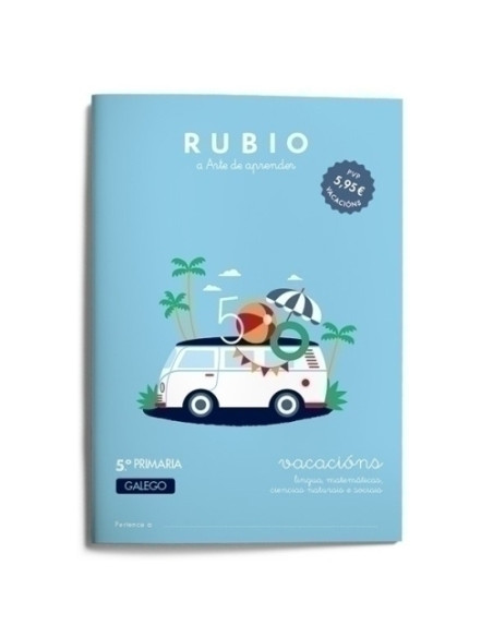 CUADERNO RUBIO GALLEGO VACACIONS 5 PRIM