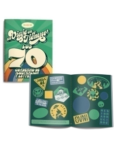 CUADERNO RUBIO 204x266 ILUSTRACION Y LETTERING UN VIAJE EN EL TIEMPO LOS 70