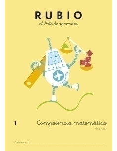 CUADERNO RUBIO A4 COMPETENCIA MATEMATICAS 1
