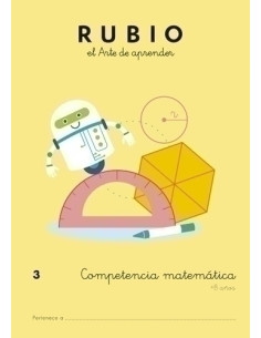 CUADERNO RUBIO A4 COMPETENCIA MATEMATICAS 3