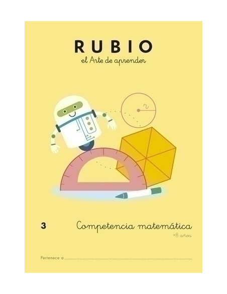 CUADERNO RUBIO A4 COMPETENCIA MATEMATICAS 3