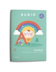 CUADERNO RUBIO A4 ESCRITURA LETRA DE IMPRENTA 3 AÑOS