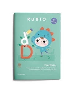 CUADERNO RUBIO A4 ESCRITURA LETRA DE IMPRENTA 4 AÑOS VOL1