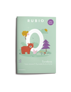 CUADERNO RUBIO A4 ESCRITURA LETRA LIGADA 3 AÑOS