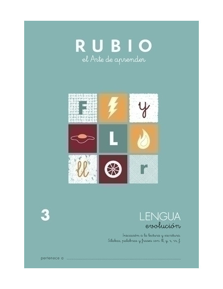 CUADERNO RUBIO A4 LENGUA EVOLUCION N 3