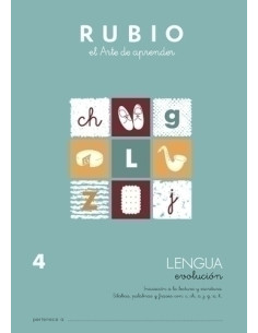CUADERNO RUBIO A4 LENGUA EVOLUCION N 4