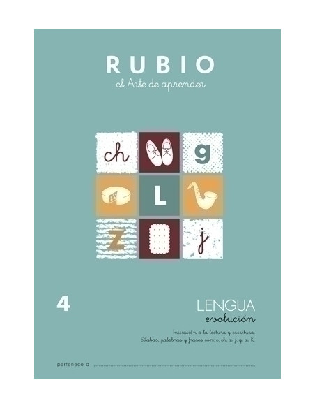 CUADERNO RUBIO A4 LENGUA EVOLUCION N 4