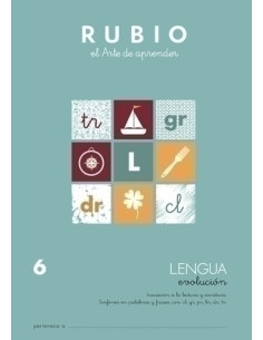CUADERNO RUBIO A4 LENGUA EVOLUCION N 6