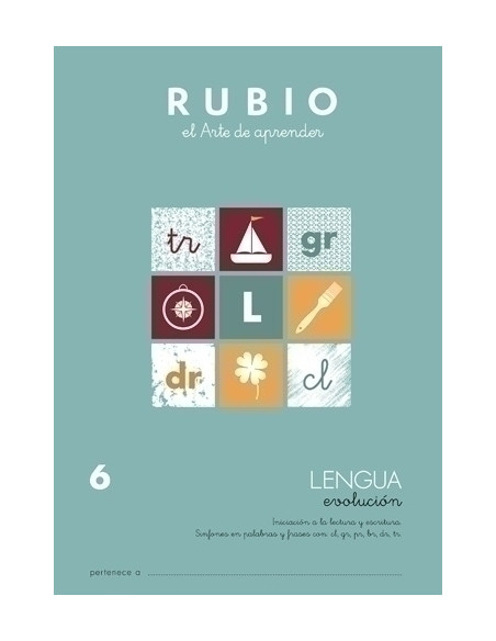 CUADERNO RUBIO A4 LENGUA EVOLUCION N 6