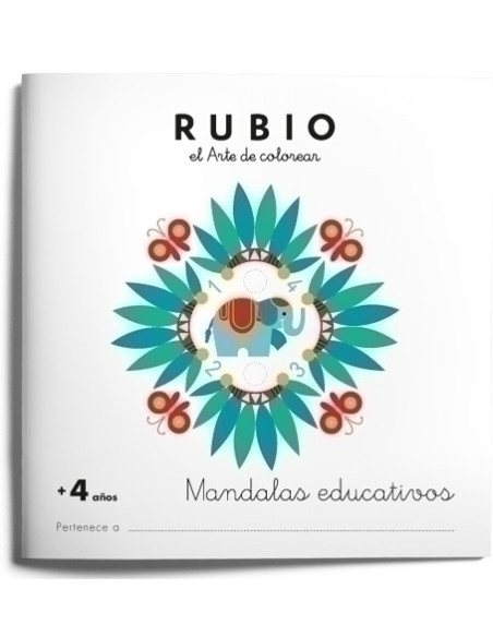 CUADERNO RUBIO A4 MANDALA EDUCATIVO 4 AÑOS