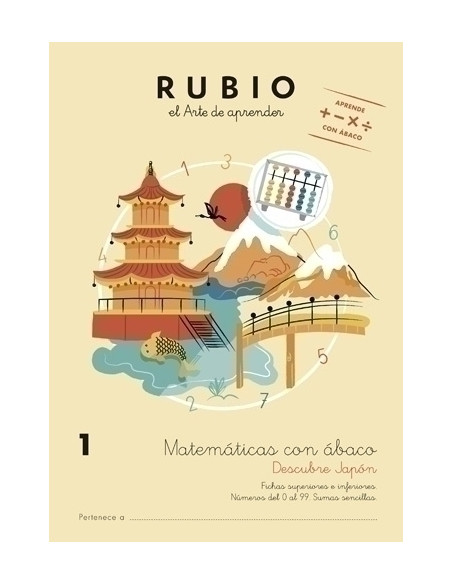 CUADERNO RUBIO A4 MATEMATICAS CON ABACO 1