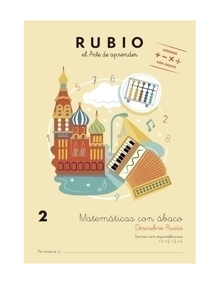 CUADERNO RUBIO A4 MATEMATICAS CON ABACO 2