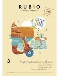 CUADERNO RUBIO A4 MATEMATICAS CON ABACO 3