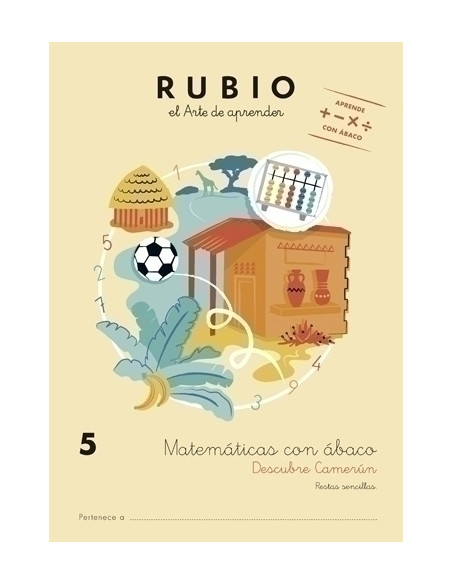 CUADERNO RUBIO A4 MATEMATICAS CON ABACO 5
