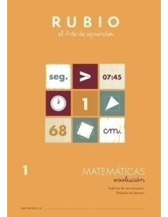 CUADERNO RUBIO A4 MATEMATICAS EVOLUCION N 1