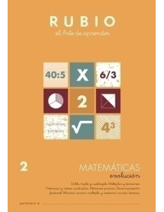CUADERNO RUBIO A4 MATEMATICAS EVOLUCION N 2