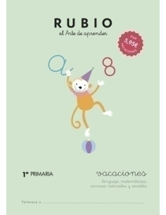 CUADERNO RUBIO A4 VACACIONES 1 PRIMARIA