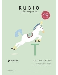 CUADERNO RUBIO A4 VACACIONES 3 PRIMARIA