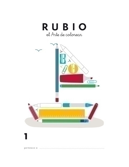 CUADERNO RUBIO A4 de COLOREAR N 1
