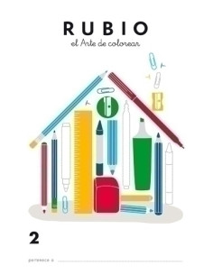 CUADERNO RUBIO A4 de COLOREAR N 2