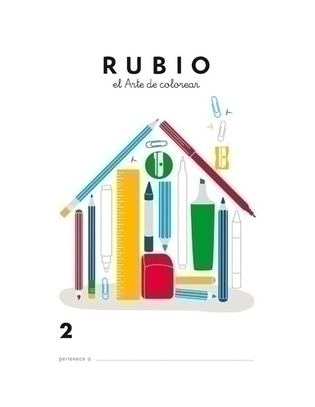 CUADERNO RUBIO A4 de COLOREAR N 2