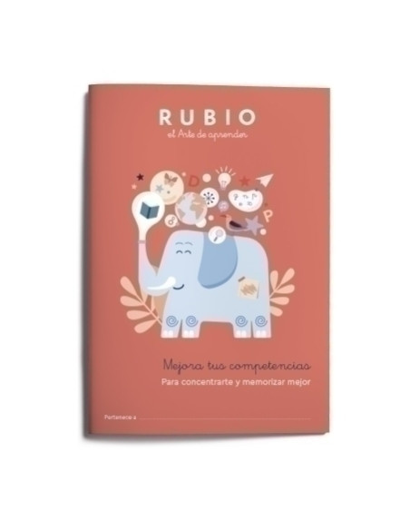 CUADERNO RUBIO MEJORA TUS COMPETENCIAS PARA CONCENTRARTE Y MEMORIZAR MEJOR