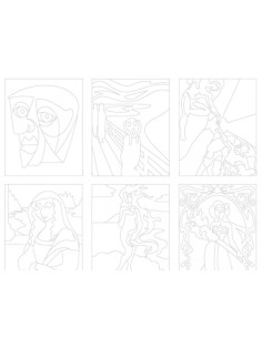 CUADRO ARENA NIEFENVER MODARTE PACK DE 6