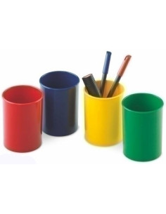 CUBILETE FAIBO PLASTICO OPACO ROJO