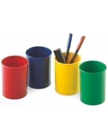 CUBILETE FAIBO PLASTICO OPACO ROJO