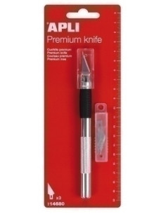 CUCHILLO APLI HOBBY PREMIUM  3 RECAMBIOS 1 UNIDAD