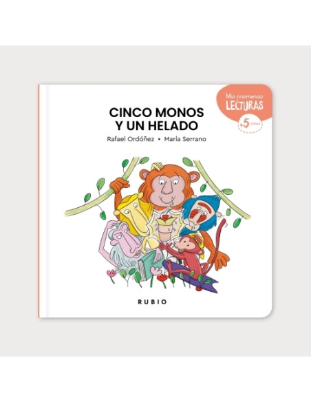 CUENTOS RUBIO 5 MONOS Y 1 HELADO 5 años
