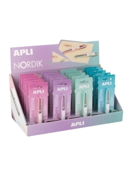 CUTER APLI NORDIK MINI EXPOSITOR de 20 4 col