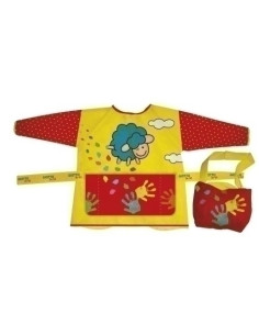 DELANTAL GIOTTO BEBE CON MANGAS AJUSTABLES