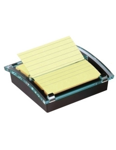 DISPENSADOR POST-IT MILLENIUM NEGRO  TACO NOTAS POST-IT Z-NOTAS SUPER STICKY