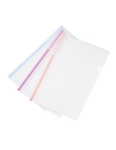 DOSIER ANGULO RECTO TARIFOLD COLOR DREAM PP RECICLABLE SEMI OPACO A4 SURTIDO PACK de 12