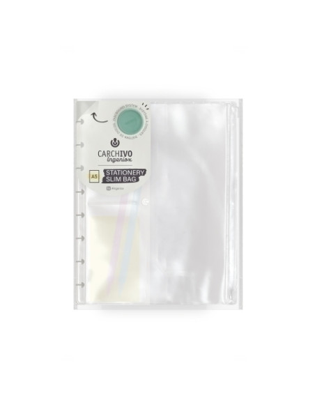 DOSIER BOLSA CARCHIVO INGENIOX PP SLIM BAG A5 TRANSPARENTE