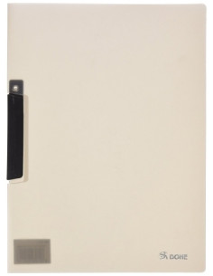 DOSIER CLIP DOHE PP A4 pinza PLASTICO PIVOT 30h GRIS