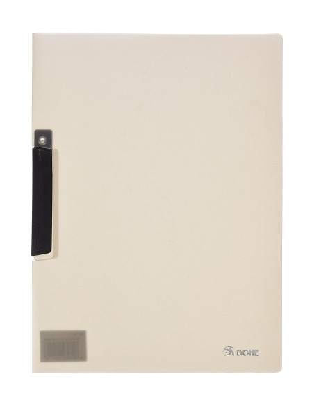 DOSIER CLIP DOHE PP A4 pinza PLASTICO PIVOT 30h GRIS