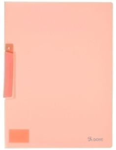 DOSIER CLIP DOHE PP A4 pinza PLASTICO PIVOT 30h ROJO