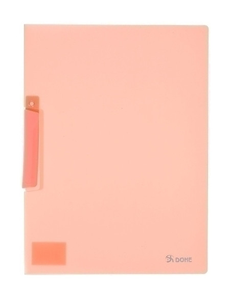 DOSIER CLIP DOHE PP A4 pinza PLASTICO PIVOT 30h ROJO