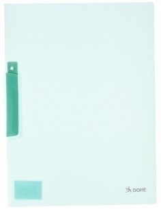 DOSIER CLIP DOHE PP A4 pinza PLASTICO PIVOT 30h VERDE