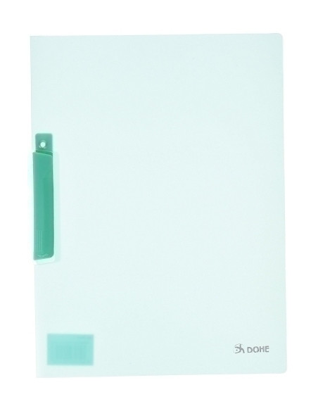 DOSIER CLIP DOHE PP A4 pinza PLASTICO PIVOT 30h VERDE