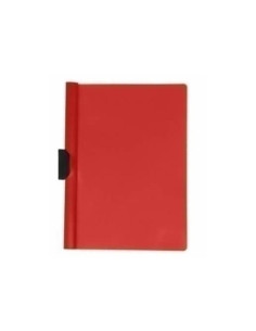 DOSIER CLIP OFFICE BOX PP CLIP-IT A4 pinza PLASTICO 60h ROJO