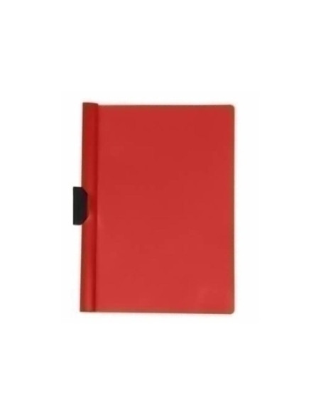 DOSIER CLIP OFFICE BOX PP CLIP-IT A4 pinza PLASTICO 60h ROJO