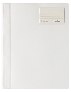 DOSIER FASTENER DURABLE 2500 A4 OPACO BLANCO